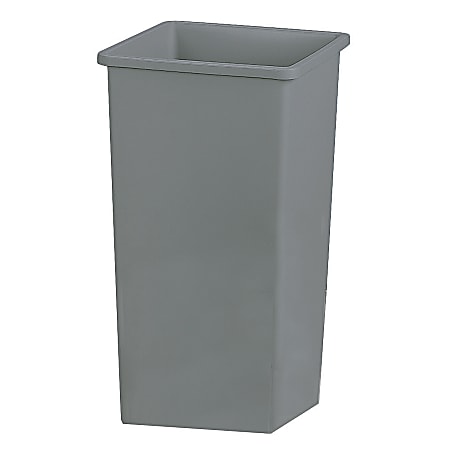 Tenex Corner Waste Receptacle 23 Gallons Gray - Office Depot