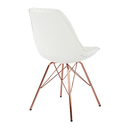 White and rose gold chair new arrivals