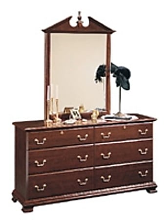 Sauder® Heritage Hill 6-Drawer Dresser, 32"H x 59 5/8"W x 17"D, Classic Cherry