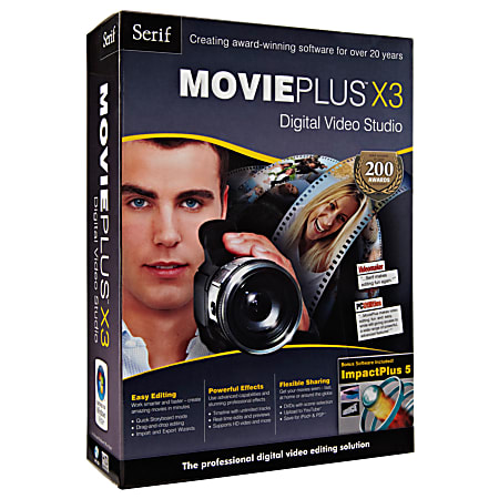 MoviePlus X3 Digital Video Studio, Traditional Disc