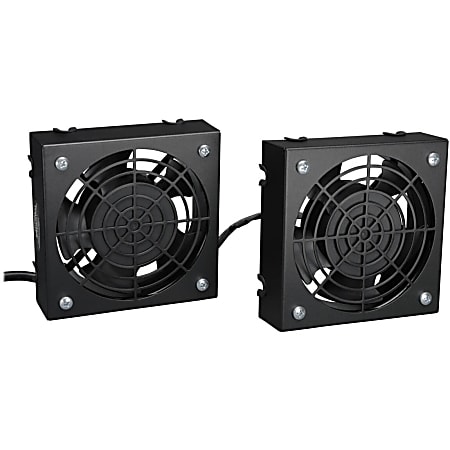 Eaton Tripp Lite Series SmartRack Wall-Mount Roof Fan Kit, 2-120V high-performance fans; 210 CFM; 5-15P plug, SRFANWM