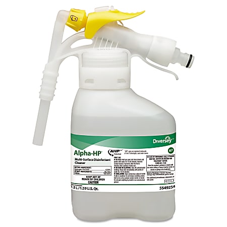 Diversey™ Alpha-HP® Multisurface Disinfectant Cleaner, Citrus, 50.7 Oz