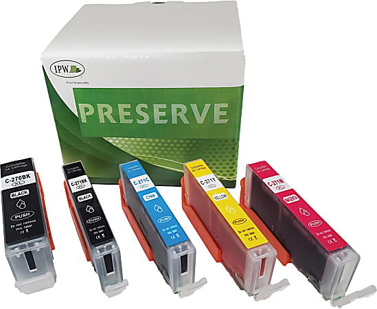 IPW Preserve Remanufactured High-Yield Black And Photo Black