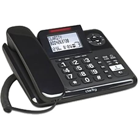 Clarity E814 Standard Phone - 1 x Phone Line - Speakerphone - Answering Machine