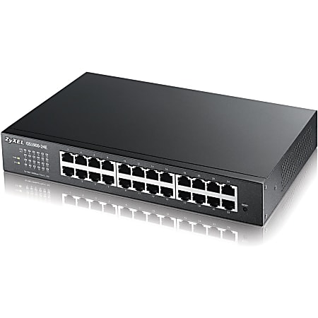 ZYXEL 24-Port GbE Smart Managed Switch - 24 Ports - Manageable - 10/100/1000Base-T - 2 Layer Supported - Twisted Pair - Desktop - Lifetime Limited Warranty