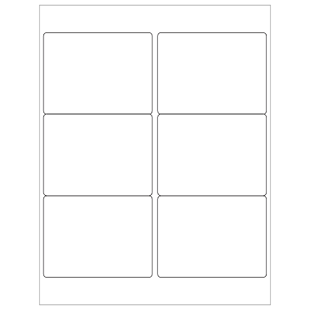 Office Depot® Brand Inkjet/Laser Labels, LL126, Rectangular, 4