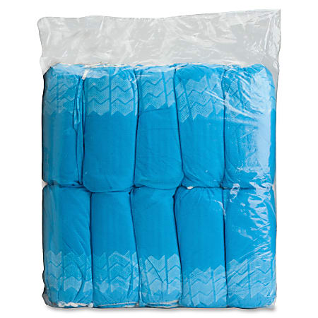 Impact PolyLite Shoe Covers - Recommended for: Hospital, Laboratory, Food Processing, Painting - Large Size - Snap Closure - Blue - 150 / Carton Impact PolyLite Shoe Covers - Recommended for: Hospital, Laboratory, Food Processing, Painting - Large Size - Snap Closure - Blue - 150 / Carton