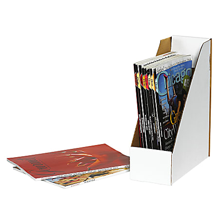 B O X Packaging Magazine File Box, Pack Of 50