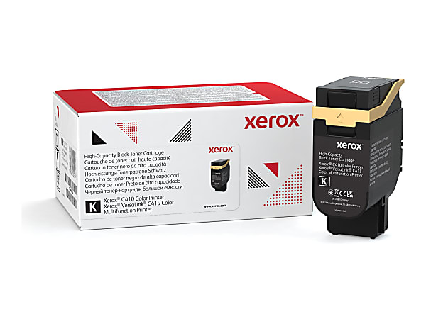 Xerox Genuine Xerox® C410 Color Printer, VersaLink® C415 Color Multifunction Printer Black High capacity Toner Cartridge (10500 Pages) - 006R04685