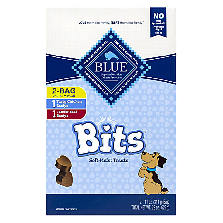 Blue Buffalo Bits Chicken And Beef Dog Training Treats Variety Pack