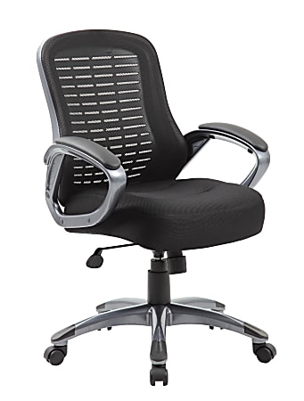 Boss Office Products Ribbed Mesh High-Back Task Chair,