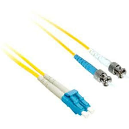 C2G-5m LC-ST 9/125 OS1 Duplex Singlemode Fiber Optic Cable (Plenum-Rated) - Yellow - 5m LC-ST 9/125 Duplex Single Mode OS2 Fiber Cable - Plenum CMP-Rated - Yellow - 16ft
