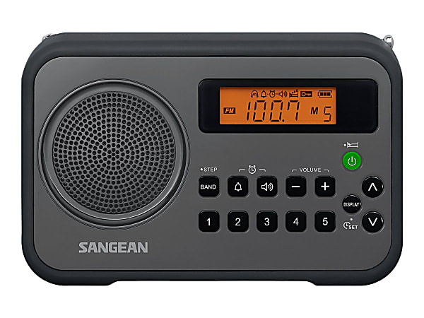 Sangean PR-D18 Desktop Clock Radio - 1 W RMS - Mono