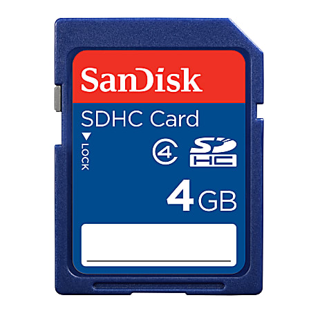 SanDisk® SDHC™ (Secure Digital High Capacity) Memory Card, 4GB