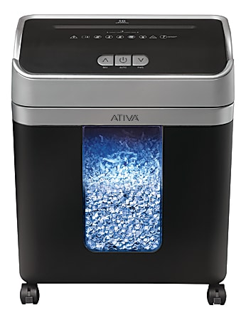 Ativa 10 Sheet Micro Cut Shredder OMM103P Office Depot