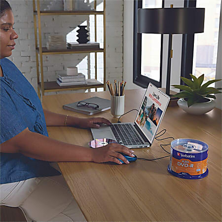 Verbatim DVD R Recordable Media With Spindle 4.7GB120 Minutes Pack