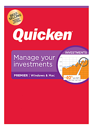 Quicken® Premier Personal Finance Software, 1-Year Subscription, For PC/Mac®