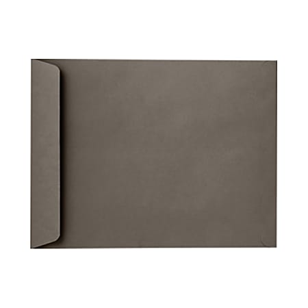 LUX Open-End 9" x 12" Envelopes, Peel & Press Closure, Smoke Gray, Pack Of 500