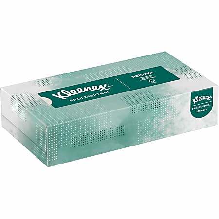 Kleenex® Naturals Premium Facial Tissue, Box Of 125 Sheets