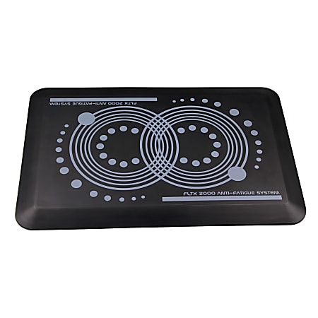 Floortex® AFS-TEX® 2000 Active Anti-Fatigue Mat, 20" x 32", Midnight Black