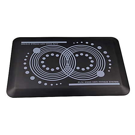 Floortex® AFS-TEX® 2000 Active Anti-Fatigue Mat, 20" x 32", Midnight Black