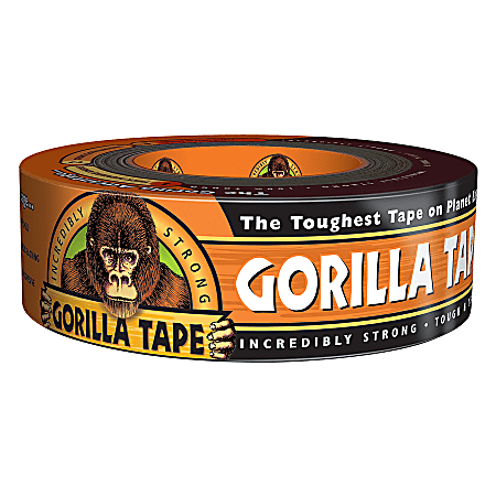 Gorilla Tape - 35 yd Length x 1.88" Width - 1 Each - Black