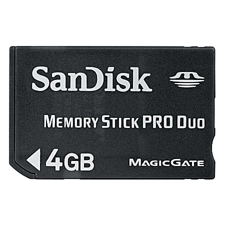 SanDisk® Memory Stick Pro Duo™, 4GB