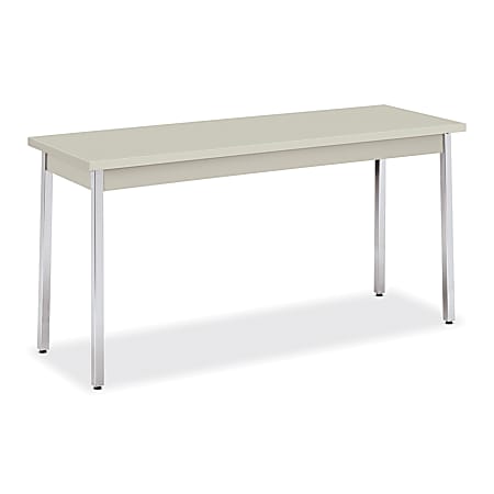 HON® Utility Table, 60" x 20" x 29", Light Gray