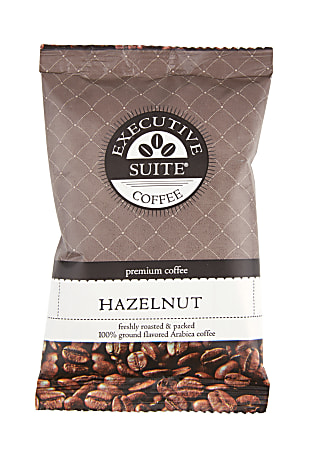 Executive Suite&reg; Coffee Single-Serve Coffee Packets, Hazelnut, Carton Of 24