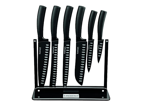 Cuisinart Printed 12 Piece Knife Set With Blade Guards Assorted Colors -  Office Depot