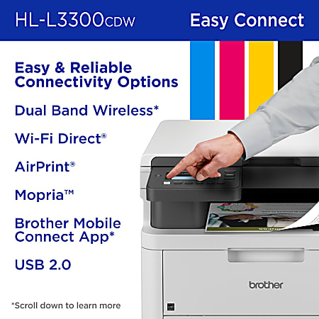 Brother Wireless HL-L3220CDW Compact Digital Color HL-L3220CDW