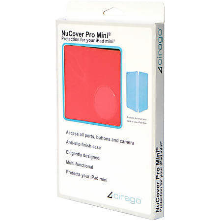 Cirago Slim-Fit Cover Case for iPad mini (Red)