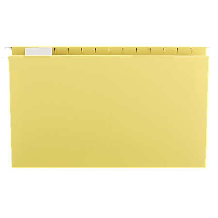 Smead® Hanging File Folders, Legal Size, Yellow, Pack Of 25