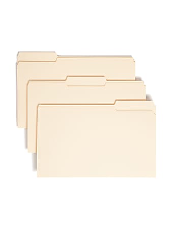 Smead® Manila File Folders, Legal Size, 1/3 Cut, Pack Of 100 (15330)
