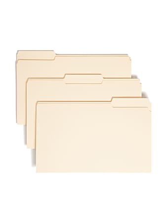 Smead® Manila File Folders, Legal Size, 1/3 Cut, Pack Of 100