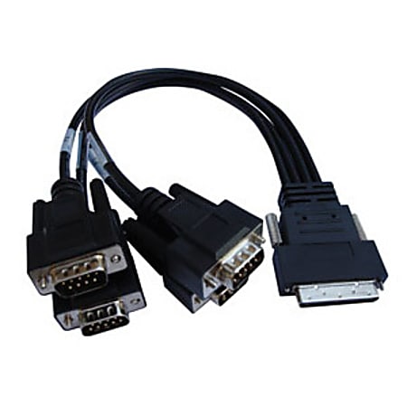 Perle 4 Port Fan-Out Cable - DB-9 Male