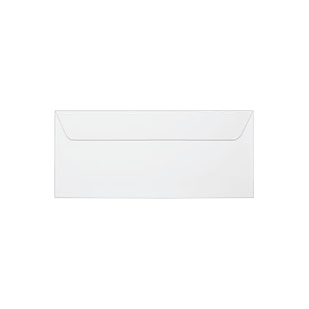 LUX #10 Envelopes, Full-Face Window, Peel & Press Closure, Bright White, Pack Of 500