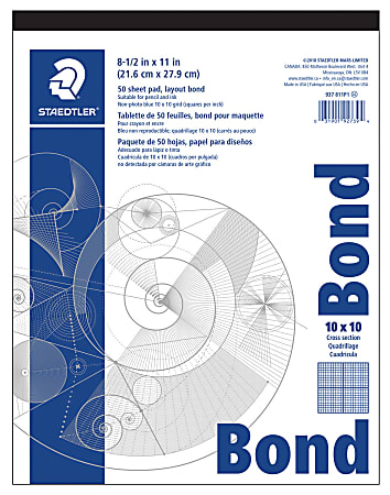Staedtler® Non-Photo Cross-Section Drawing Paper, 10&quot; x
