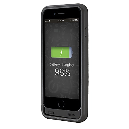 Lifeworks Rubberized 3,100mAh Battery Case For Apple® iPhone® 6, Black