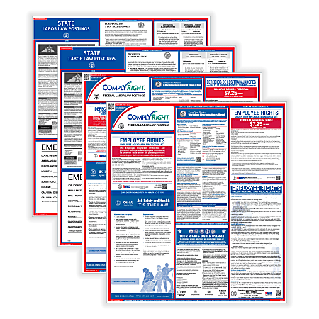 ComplyRight™ Federal And State Labor Law 1-Year Poster Service, Bilingual, South Dakota