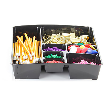 Officemate Plastic Double Supply Organizer - 11 Compartment(s