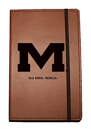 Markings by C.R. Gibson® Leatherette Journal, 6 1/4" x 8 1/2", University Of Mississippi Rebels