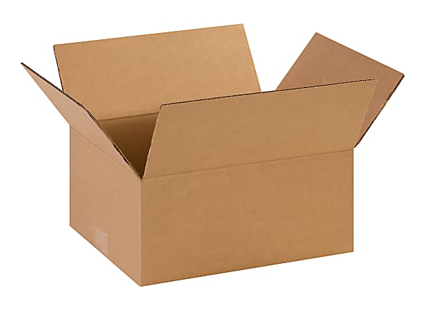 Partners Brand Corrugated Boxes, 14" x 11" x 6", Kraft, Pack Of 25