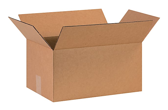 Partners Brand Corrugated  Boxes, 16" x 10" x 8", Kraft, Pack Of 25