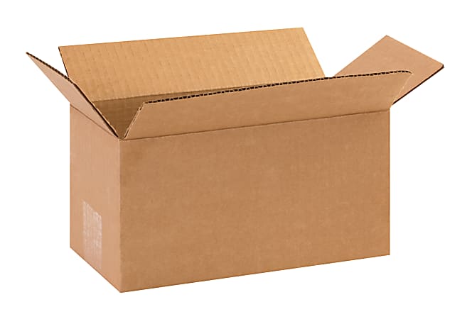 Partners Brand Long Corrugated Boxes, 10" x 5"