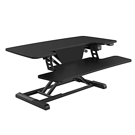 FlexiSpot EM7L 40"W Motorized Sit-Stand Desk Converter, Black