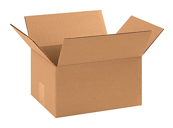 Partners Brand Corrugated Boxes, 11 1/4" x 8 3/4" x 6", Kraft, Pack Of 25