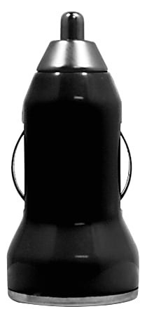Wireless Gear USB Car Charger, Single, Black