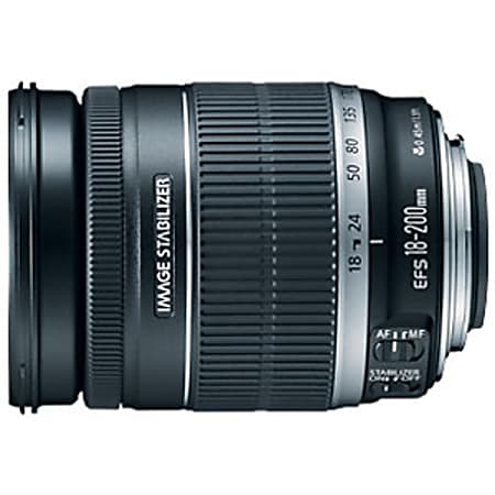 Canon EF-S 18-200mm f/3.5-5.6 IS Zoom Lens - 0.24x - 18mm to 200mm - f/3.5 to 5.6