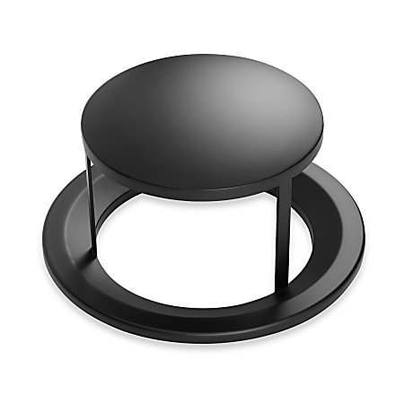 Alpine Steel Rain Bonnet Lid, 32 Gallon, 10-1/4”H x 19-3/4”W x 19-3/4”D, Black